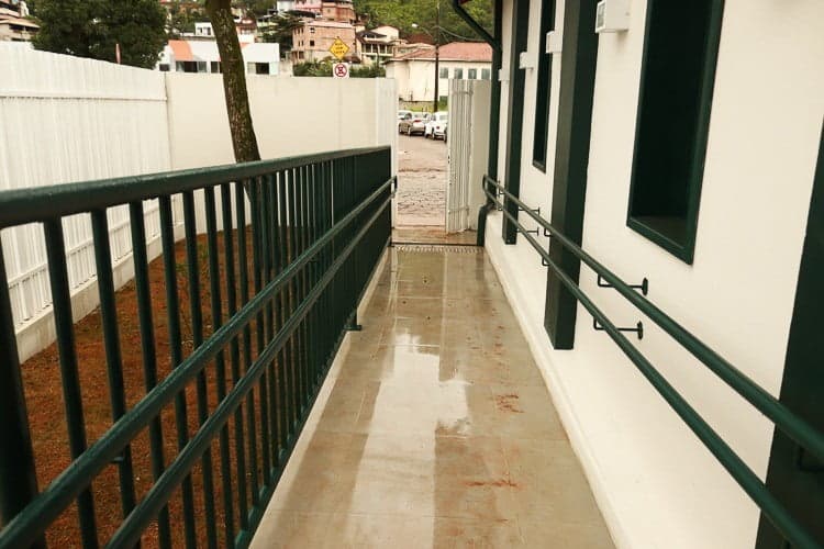 O novo CAPSij conta com rampas para acessibilidade - Foto: Lui Pereira/Agência Primaz