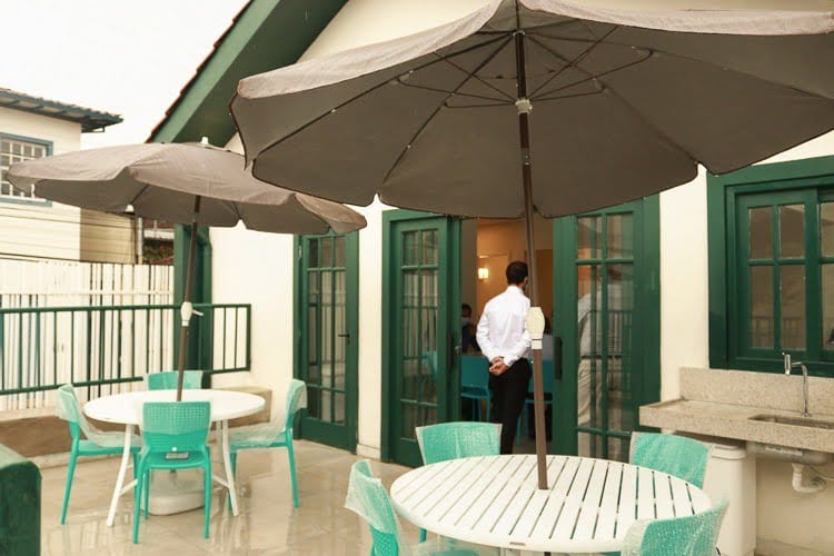 O espaço conta com um espaço externo para atividades - Foto: Lui Pereira/Agência Primaz