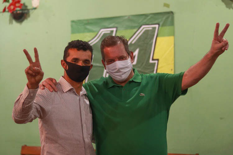 Deyvson defende experiência de gestão da chapa e diz que quer aprender e contribuir com Roberto. Foto: Lui Pereira/Agência Primaz