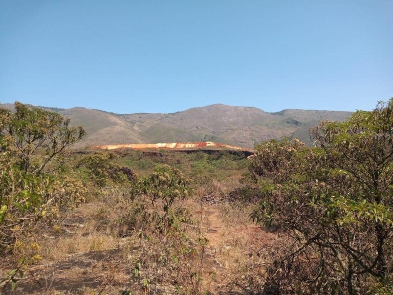 Estrada rasga paisagem nativa em Antônio Pereira. Foto: Marcelo Sena/Agência Primaz