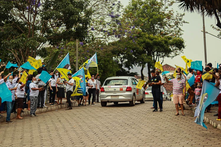 Simpatizantes prestigiam inauguração do comitê de Bruno Mól e Rodrigo Miranda - Foto: Lui Pereira/Agência Primaz