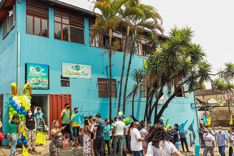 Simpatizantes prestigiam inauguração do comitê de Bruno Mól e Rodrigo Miranda - Foto: Lui Pereira/Agência Primaz