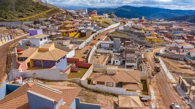 Vista atual do reassentamento de Bento Rodrigues