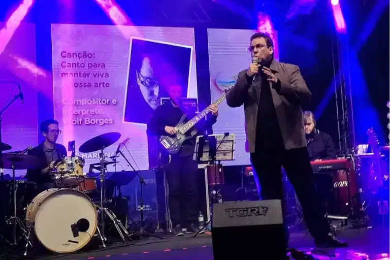 Canto para manter viva a nossa arte (Wolf Borges) - Foto: Luiz Loureiro/Agência Primaz