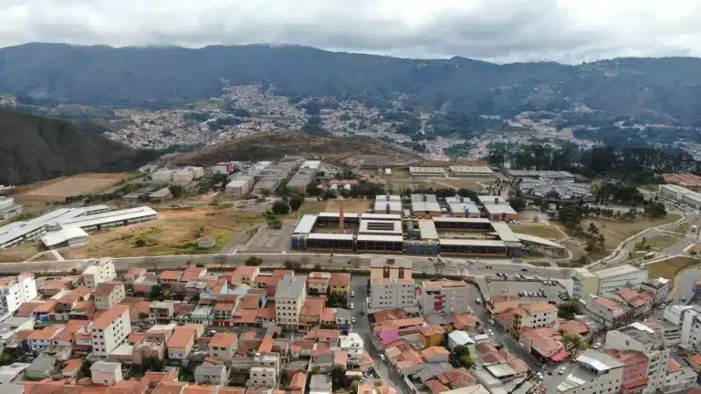 Vista aérea parcial do Campus Ouro Preto da UFOP, que tem Ouvidoria Feminina para apuração de casos como o de importunação sexual