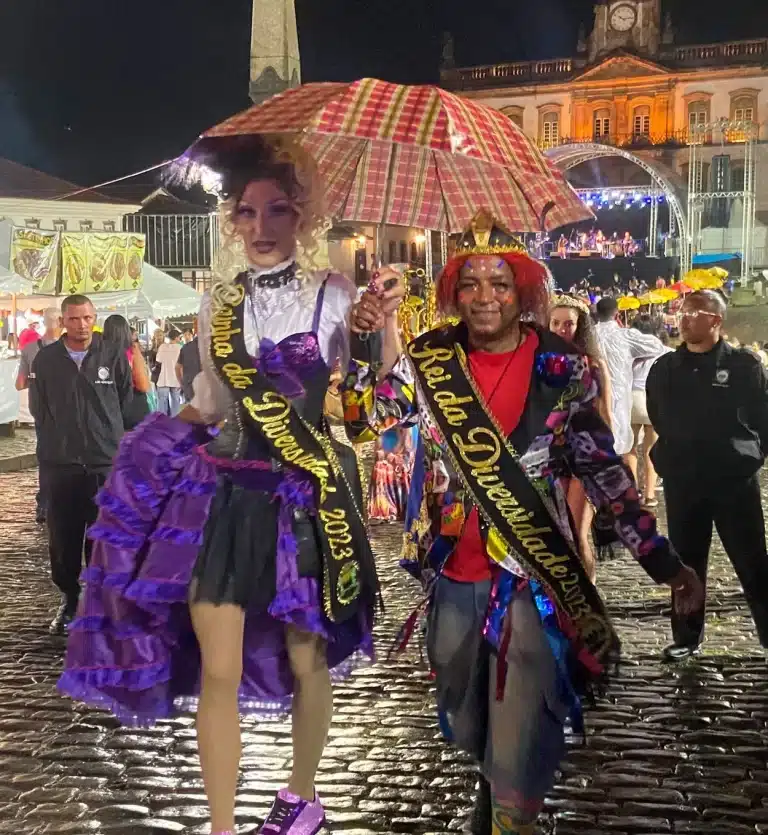 Rei e Rainha da Diversidade LGBTQIAP+ do Carnaval Imperial 2023