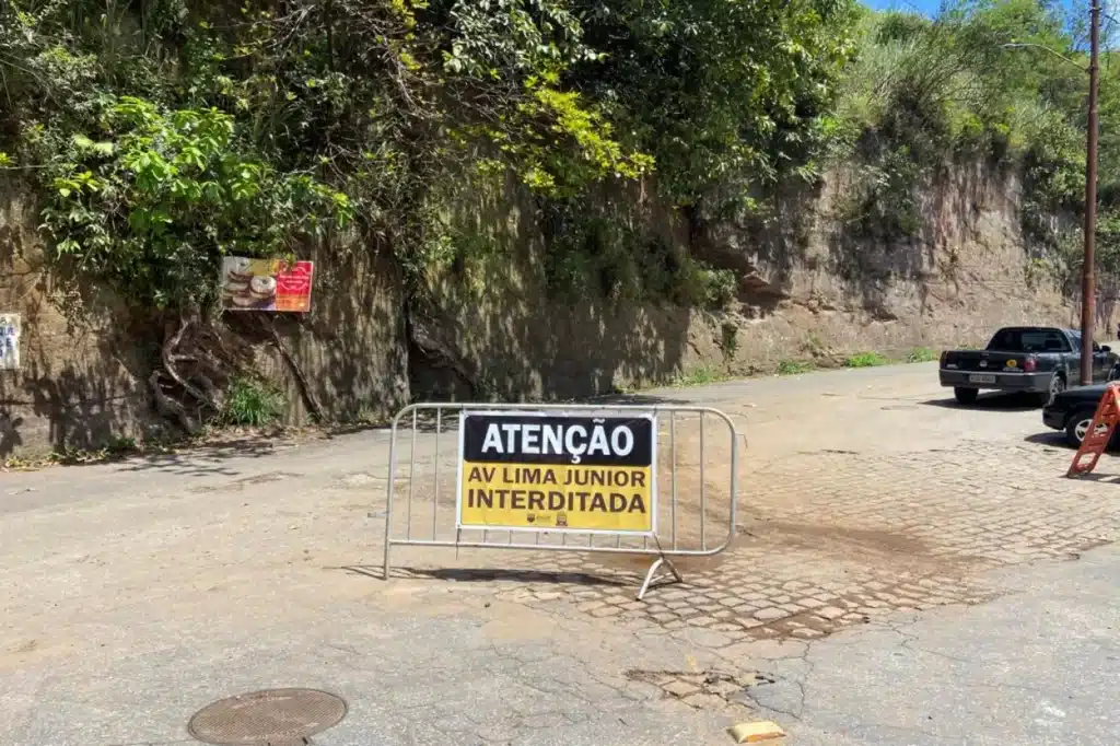 Intervenção na Curva do Vento provocou a interdição da Avenida Lima Júnior