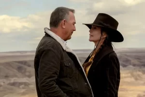 Kevin Costner e Diane Lane em cena do filme "Deixe-o Partir"