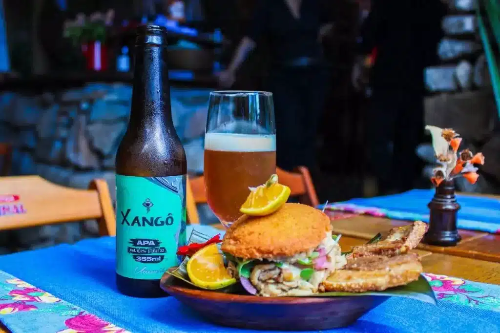 Acarajeca, prato vencedor do terceiro lugar do Festival Gastronômico de 2023