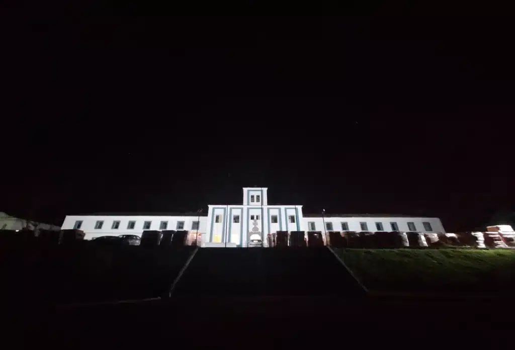 Fachada do antigo Colégio Dom Bosco, em Cachoeira do Campo