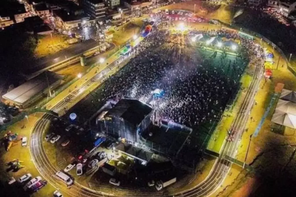 Arena Badaró durante o Arraiá da Cidade Alta