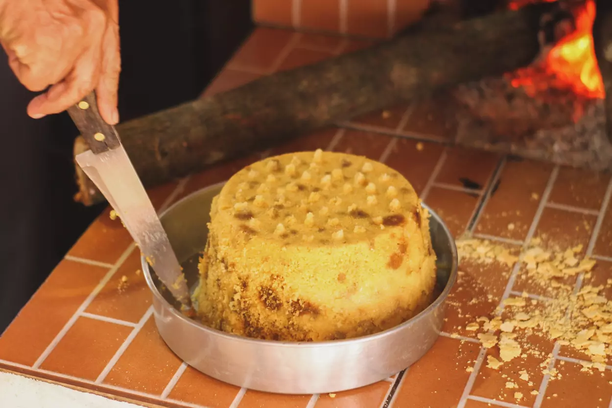 Fubá, queijo e canela, segundo Cremilda, são os ingredientes do cuscuz doce, outra das atrações do Festival de Cuscuz de Padre Viegas
