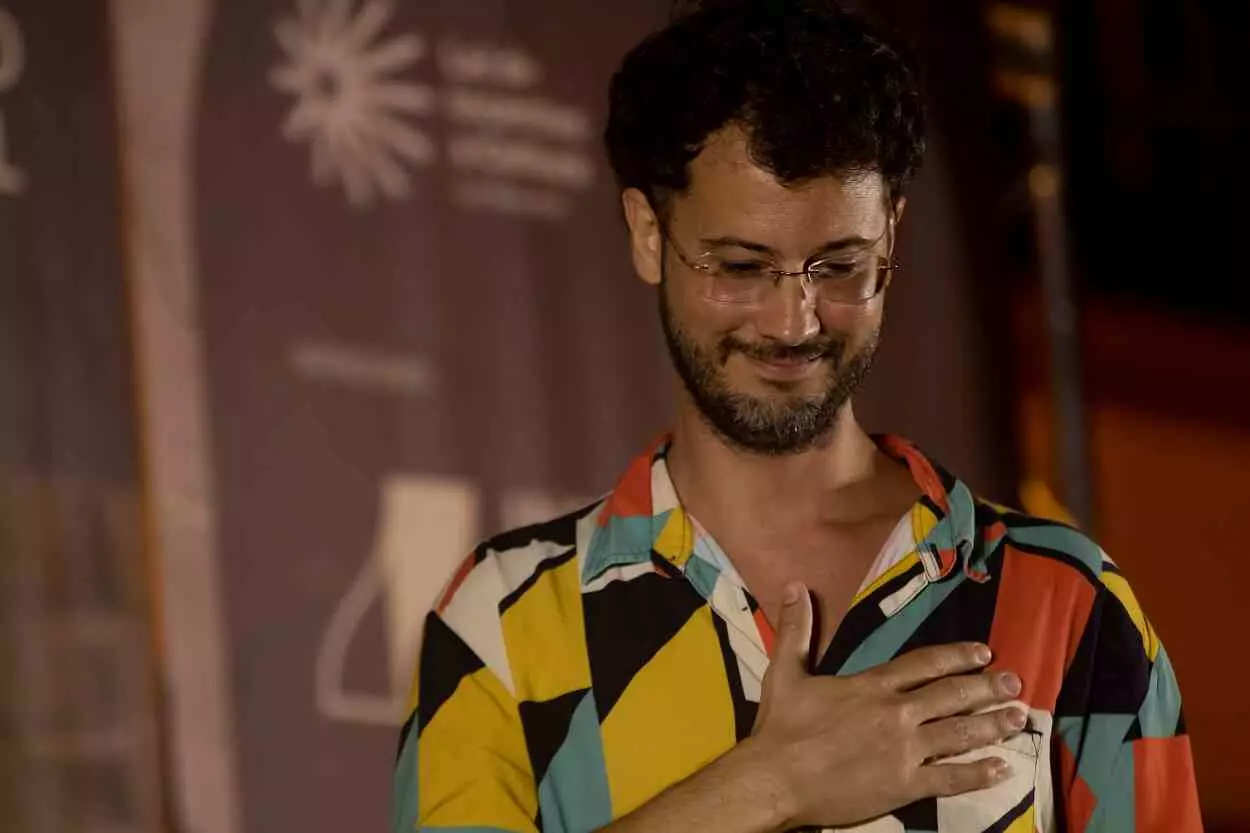 Domingos Guimaraens relembrou histórias de seus antepassados e leu um poema de seu bisavô, Alphonsus de Guimaraens