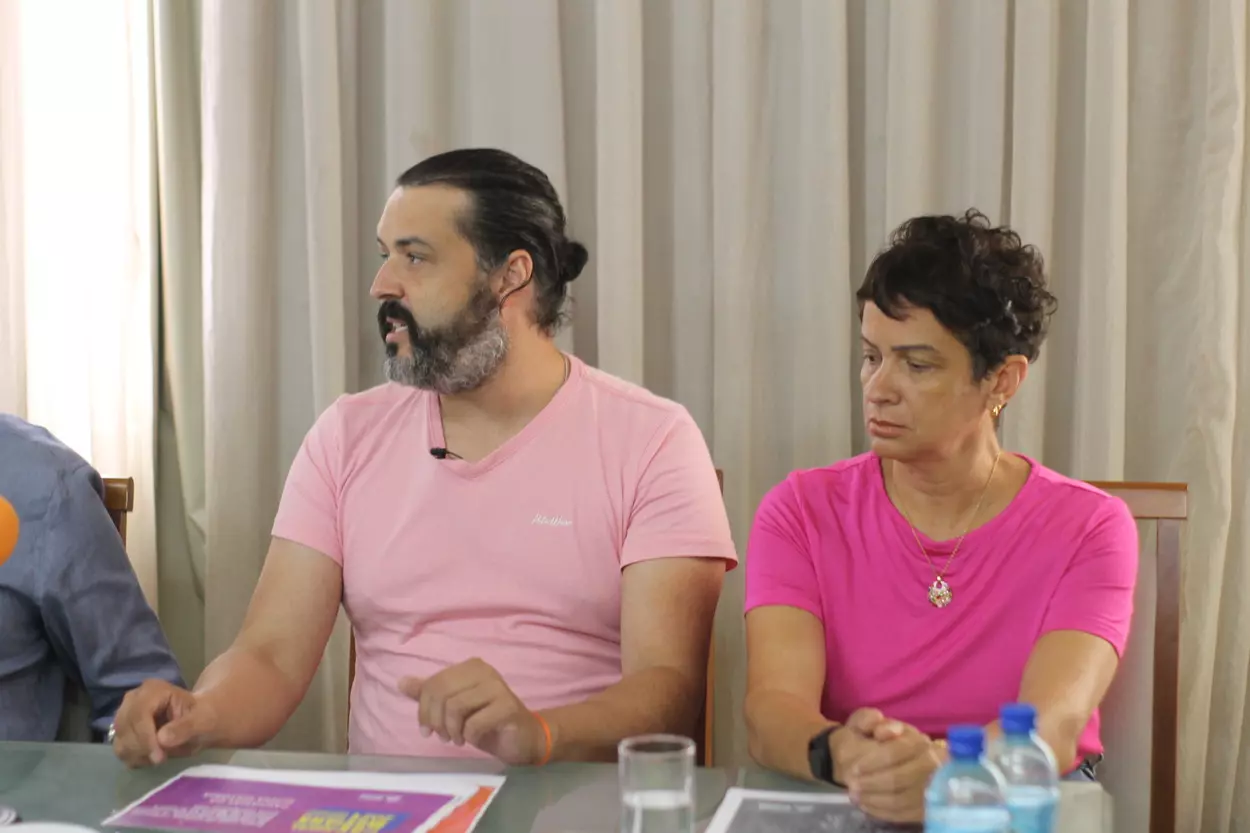 Responsáveis pelas secretarias de Cultura e Turismo, Gustavo Leite, e da Defesa Civil, Marta Guido, apresentaram detalhes de questões relacionadas às suas respectivas pastas na organização do Carnaval 2024