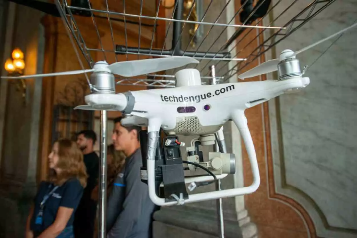 Drone já em utilização em municípios mineiros para mapeamento das regiões com focos do Aedes aegypti