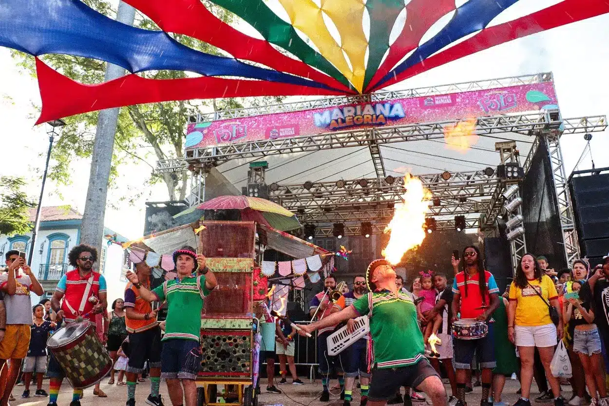 O Carnaval é um dos principais atrativos do turismo e cultura marianense