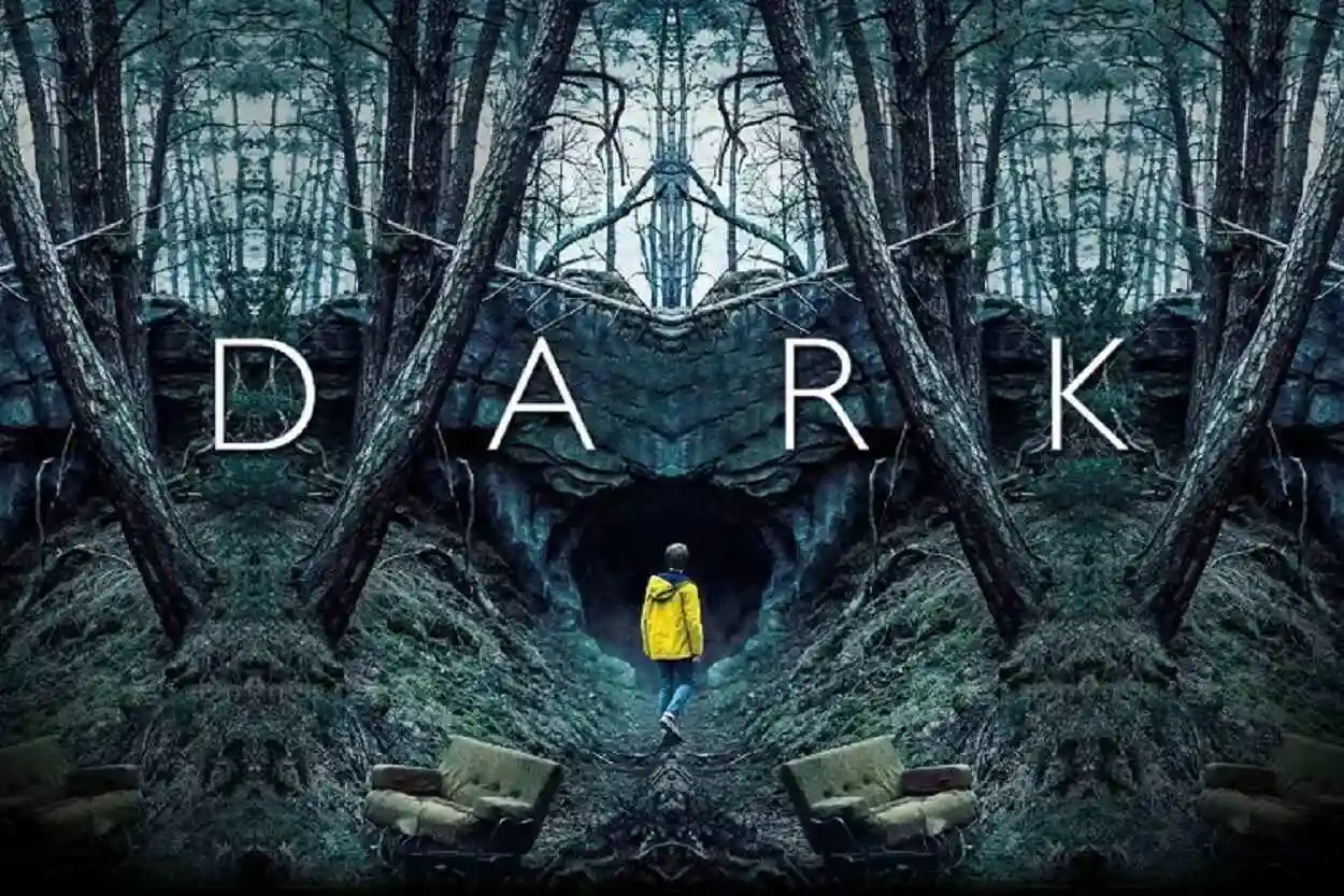 Cartaz de divulgação da série Dark, disponível na Netflix