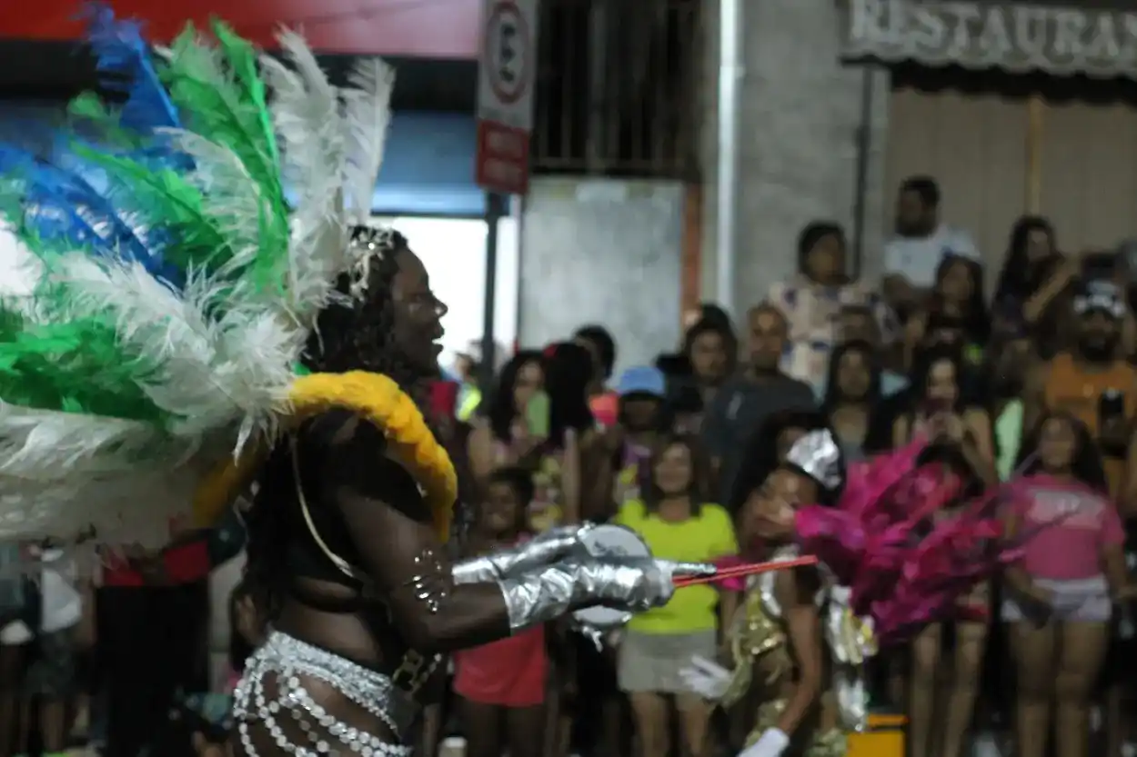 Desfile das escolas de samba no domingo (11) de Carnaval