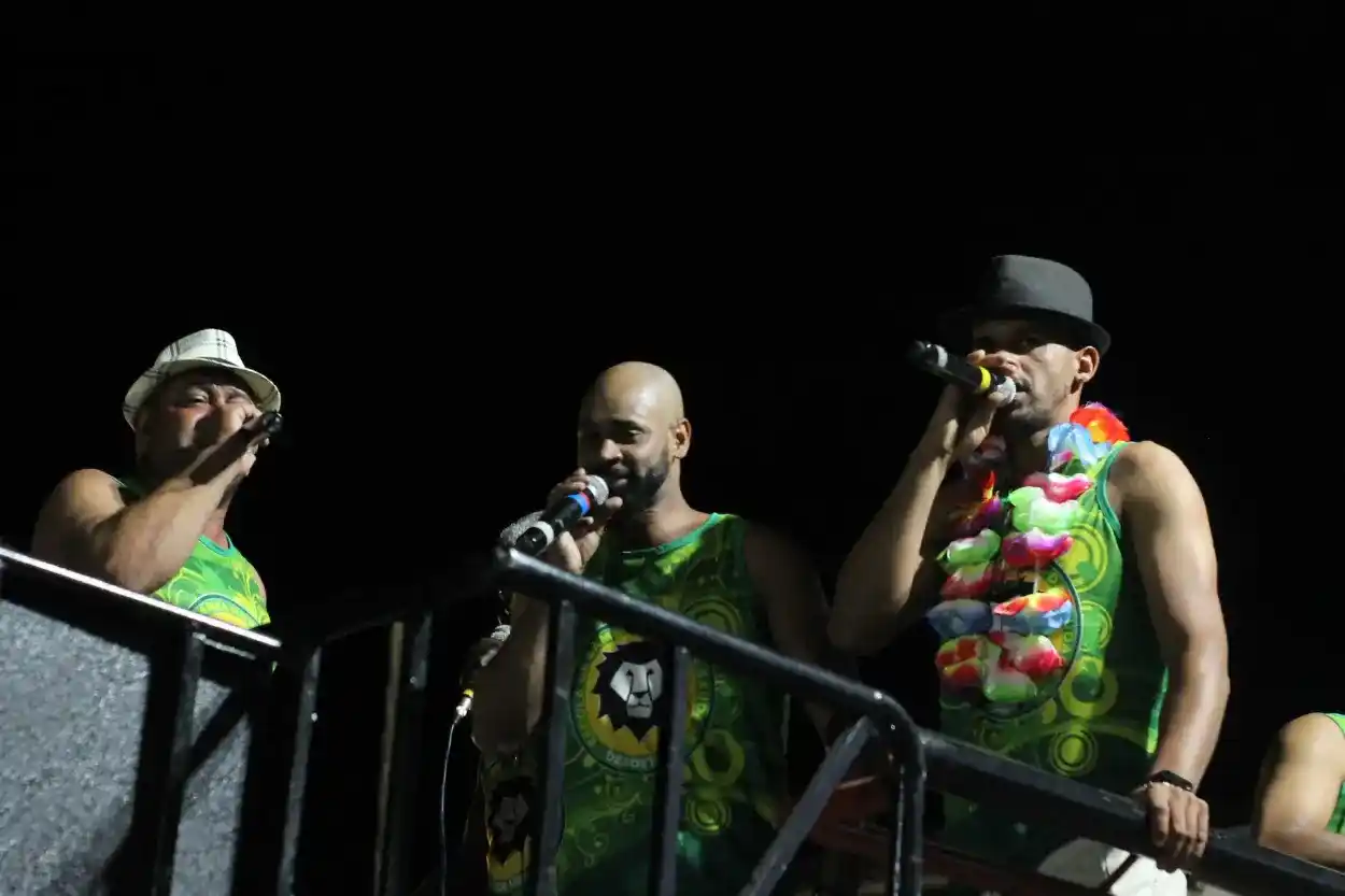 Desfile das escolas de samba no domingo (11) de Carnaval