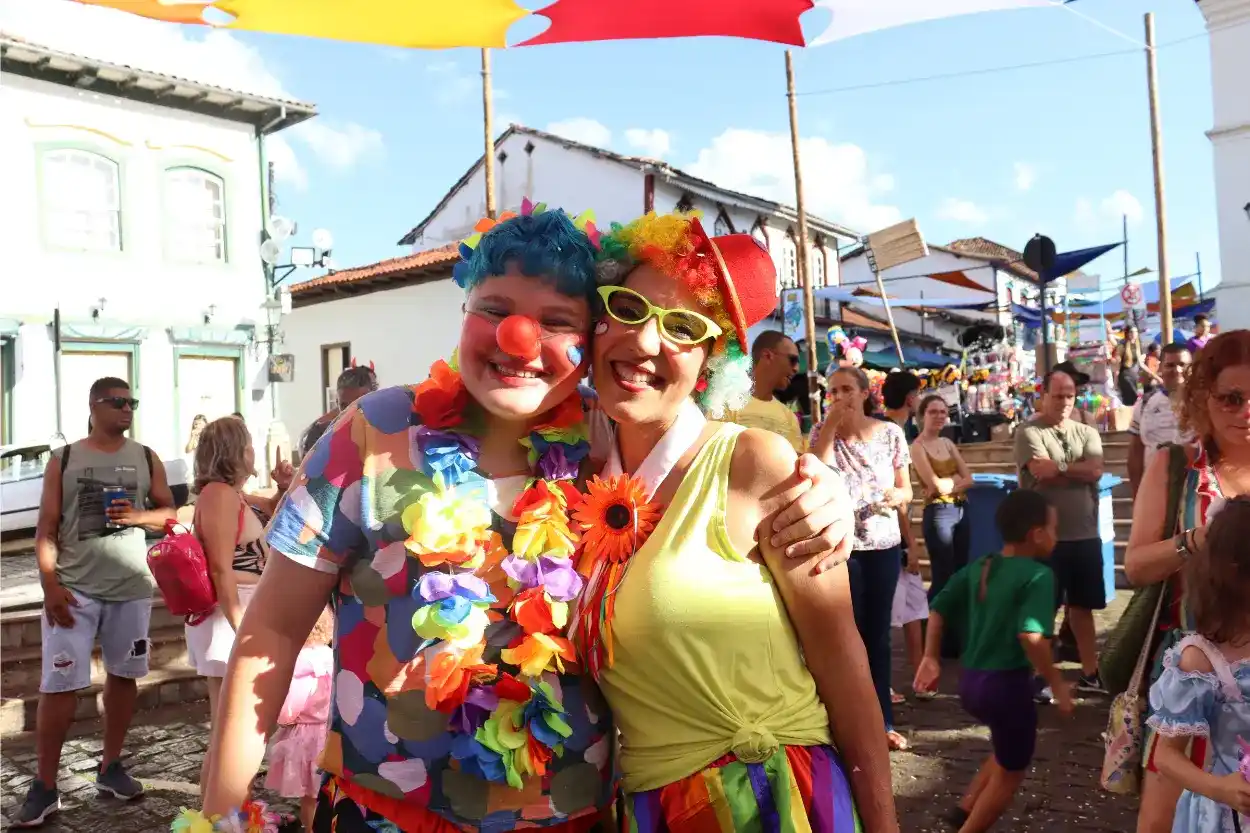 A banda do Palhaço Furreca fez a alegria de foliões de todas as idades