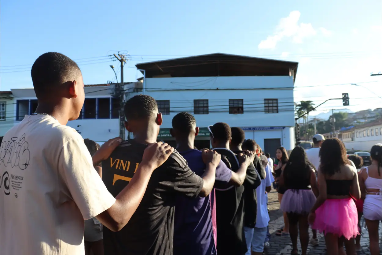 Assim como no sábado, a Banda dos Farrapos foi destaque na segunda-feira de Carnaval, atraindo grande publico