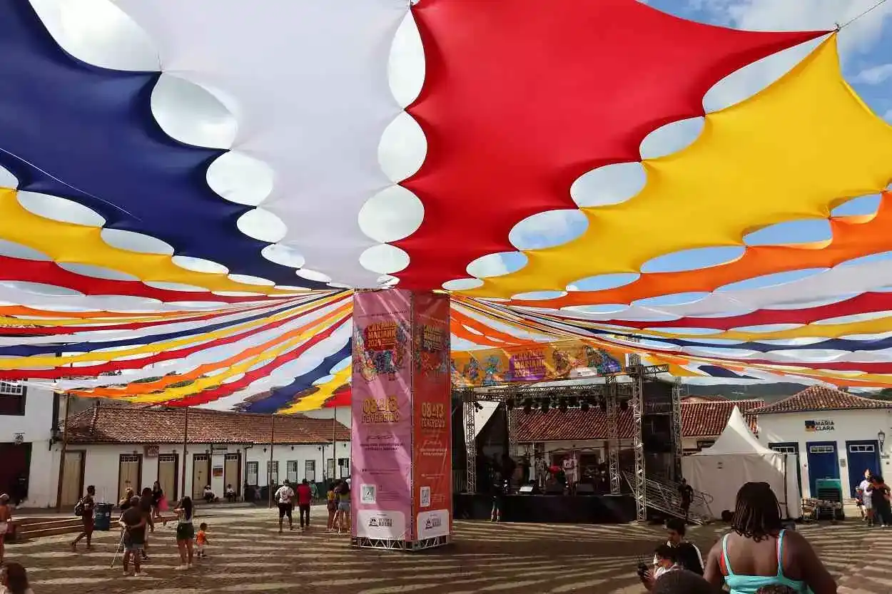 Decoração da Praça da Sé