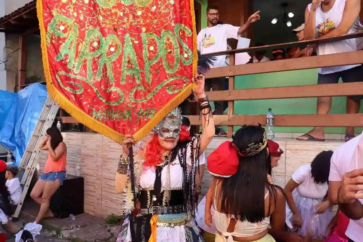 Porta-bandeira da Banda dos Farrapos