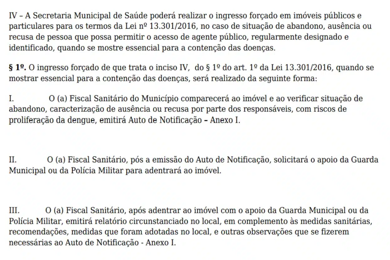 Decreto segue termos de lei federal sancionada em 2016.