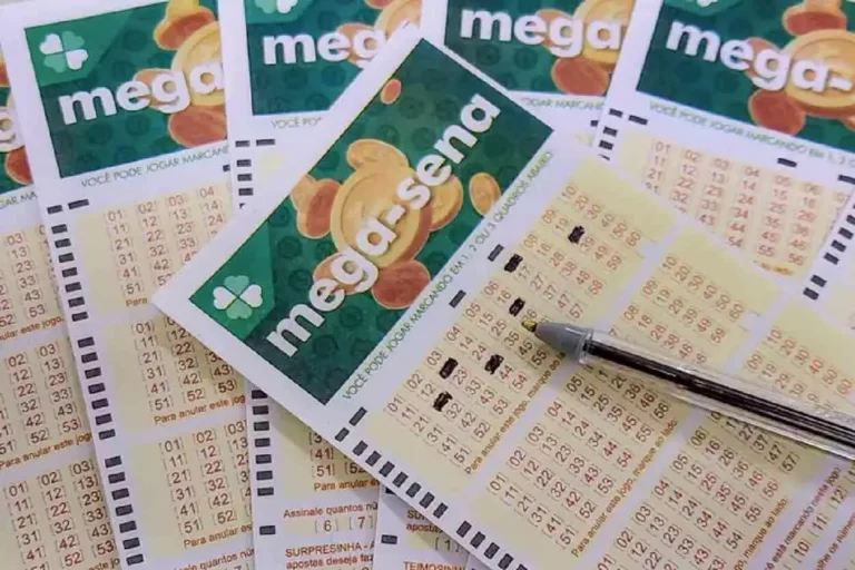 Volantes preenchidos da Mega Sena