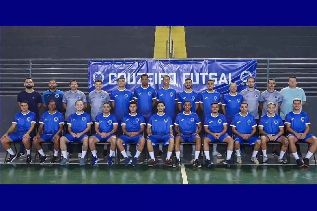 A equipe do Cruzeiro Futsal já está realizando seus treinos no Sesc Contagem, há aproximadamente cinco semanas
