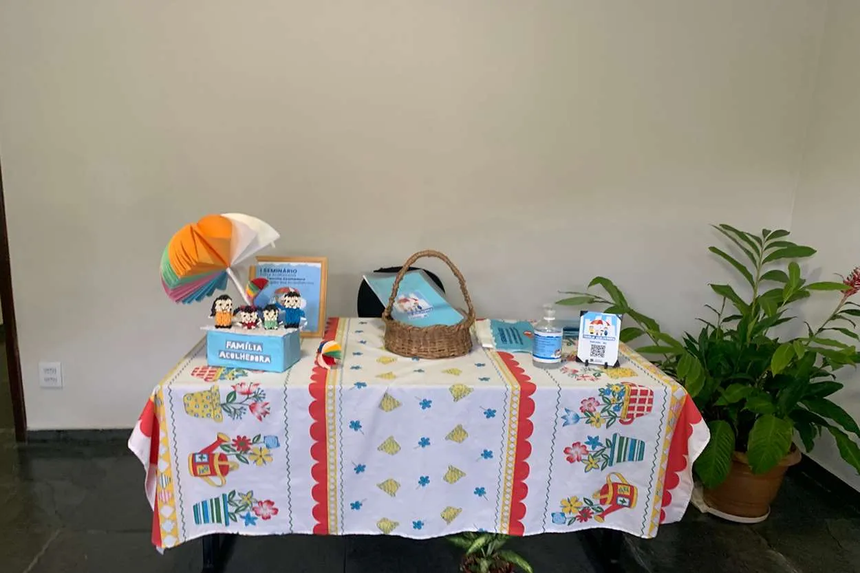 Recepção da sede da Família Acolhedora