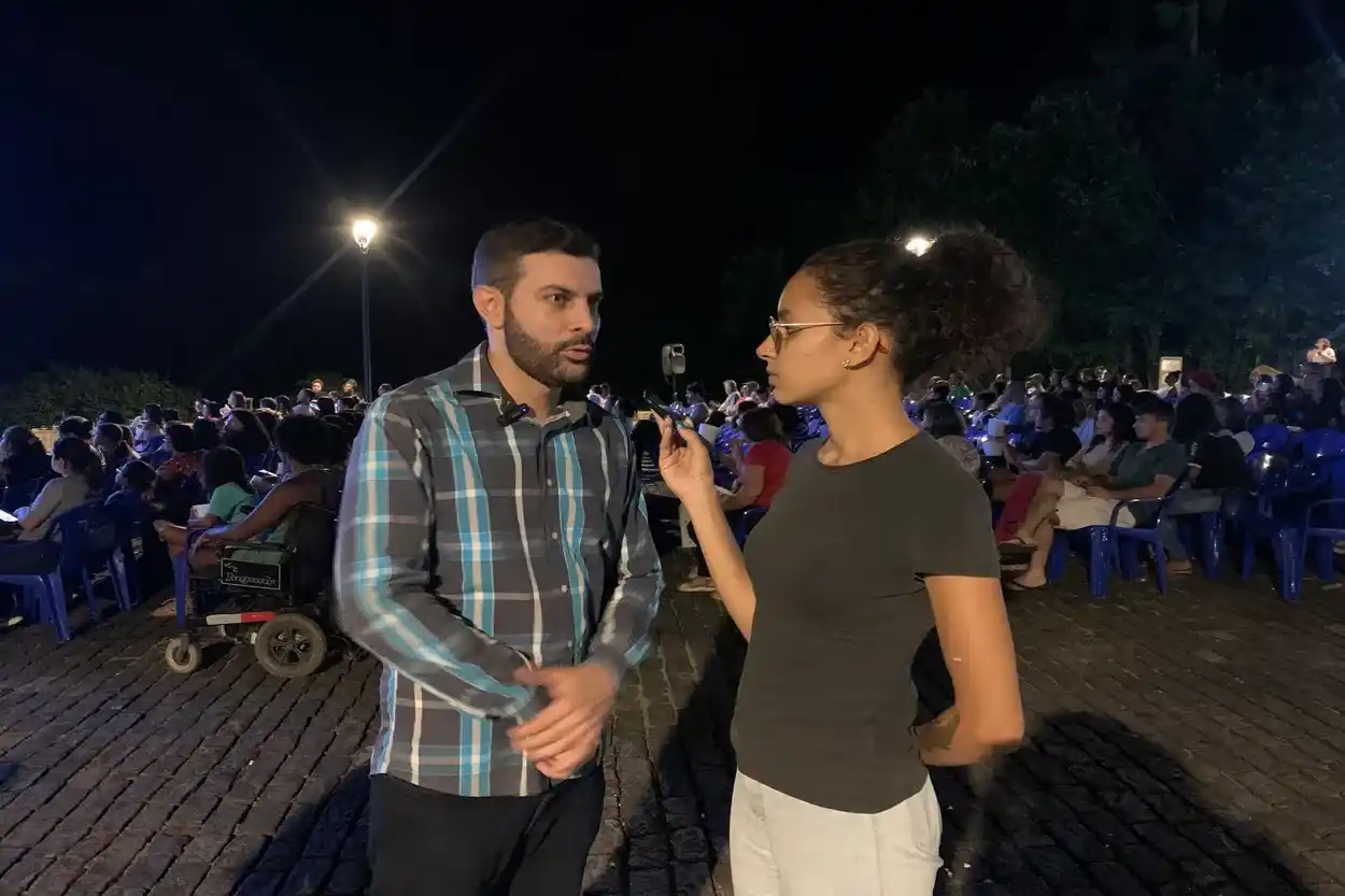 Vice-prefeito, Cristiano Vilas Boas fala sobre a importância de ter Mariana como um dos palcos de gravação da novela.