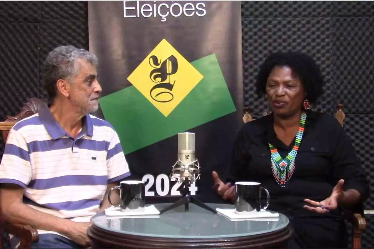 A gravação da entrevista com Aída Anacleto foi feita dia 03/05, no estúdio da Agência Primaz