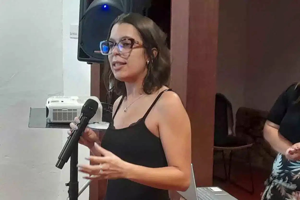 Nathália Rezende, coordenadora do setor educacional do Museu de Mariana, detalhou os programas e oficinas incluídas na programação anual 2024-2025