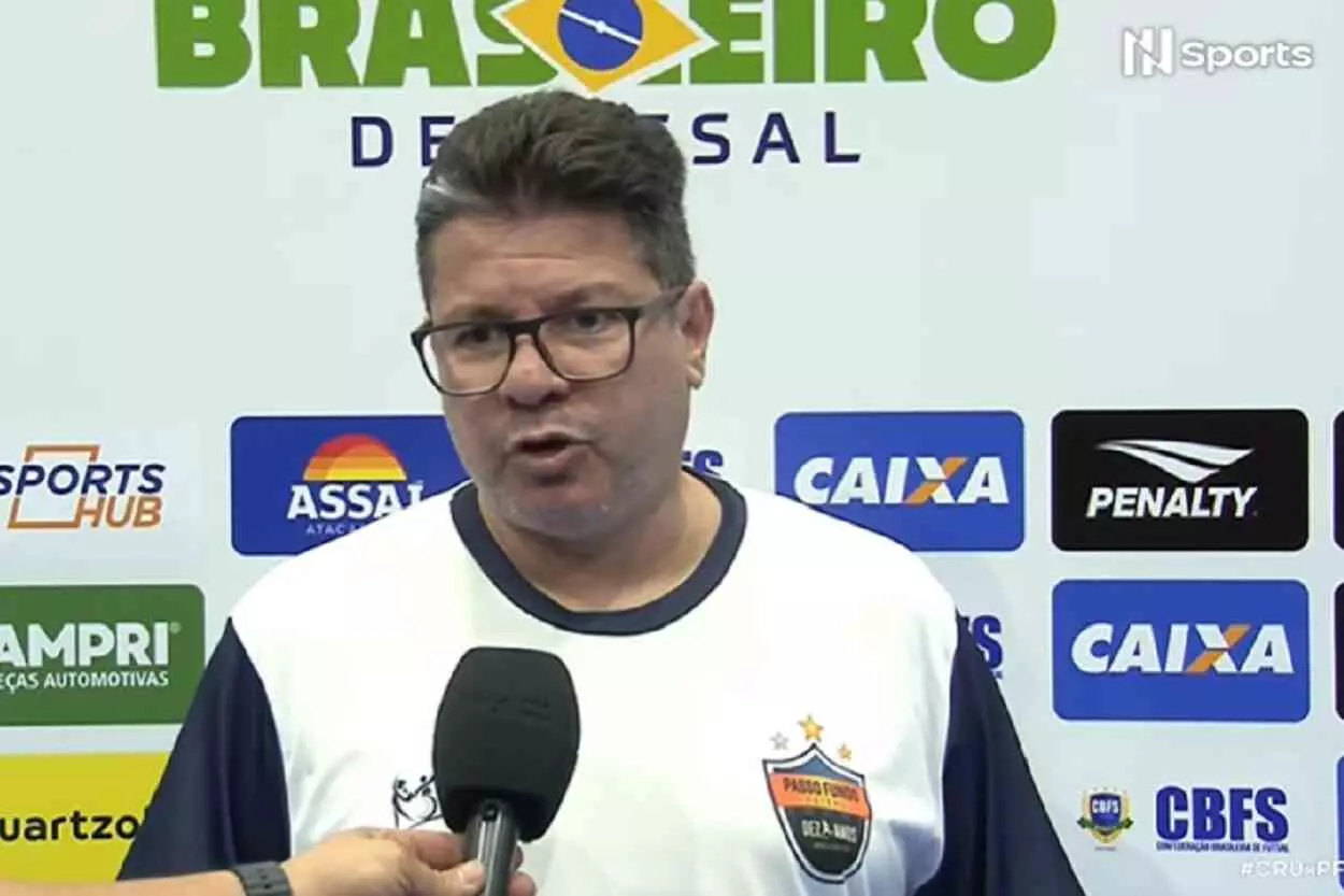 Flávio Cavalcante, técnico do Passo Fundo, em entrevista antes da partida em que sua equipe conquistou o empate nos últimos segundos