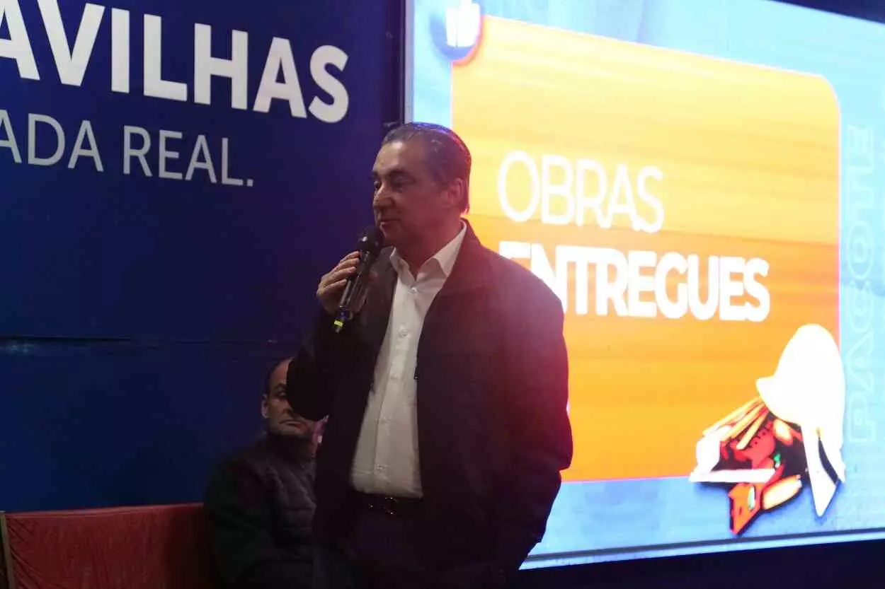 O deputado João Magalhães fez uma saudação ao prefeito Celso Cota, desejando um término de mandato “com chave de diamante"