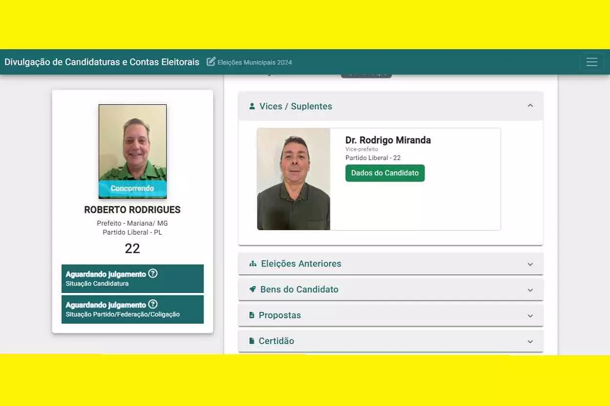 Candidatura puro sangue do PL concorre à Prefeitura de Mariana coligada ao PSD