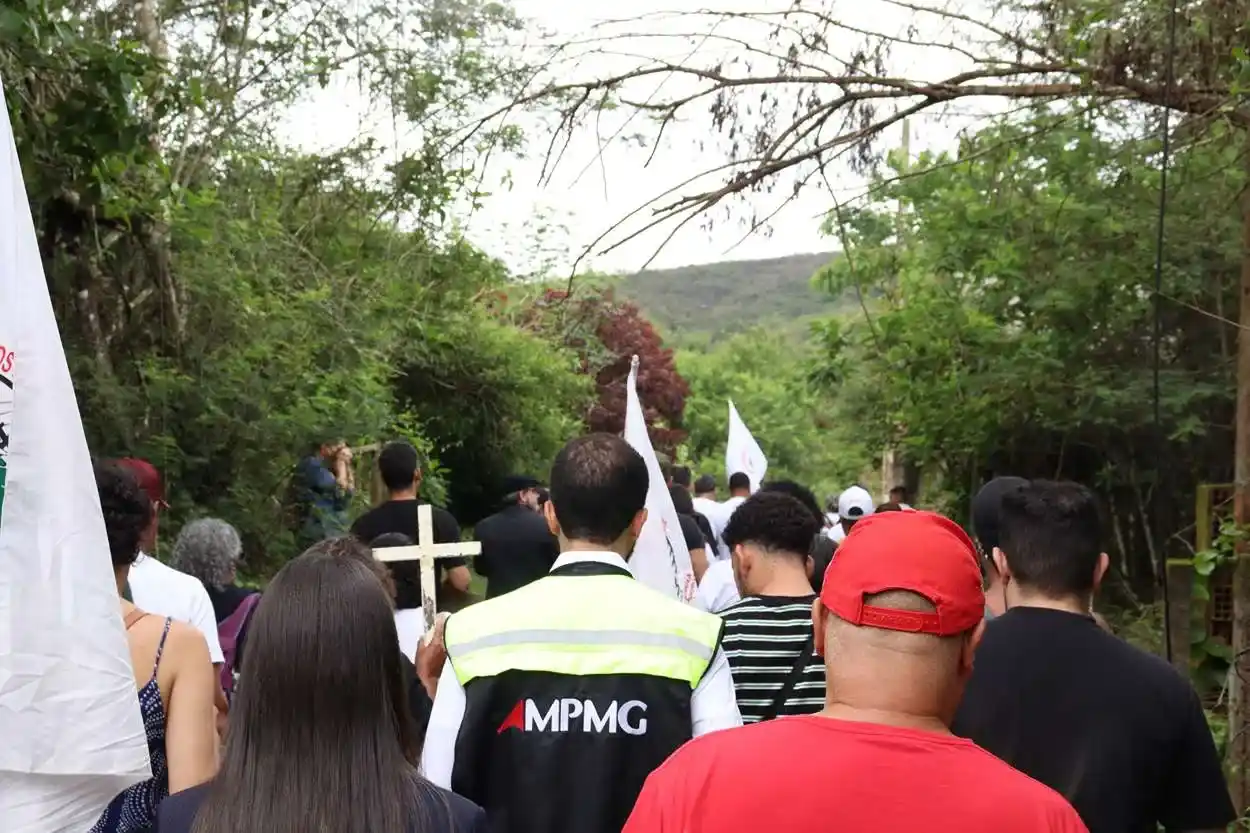 O representante do Ministério Público, Daniel Campos, acompanhou todo o ato