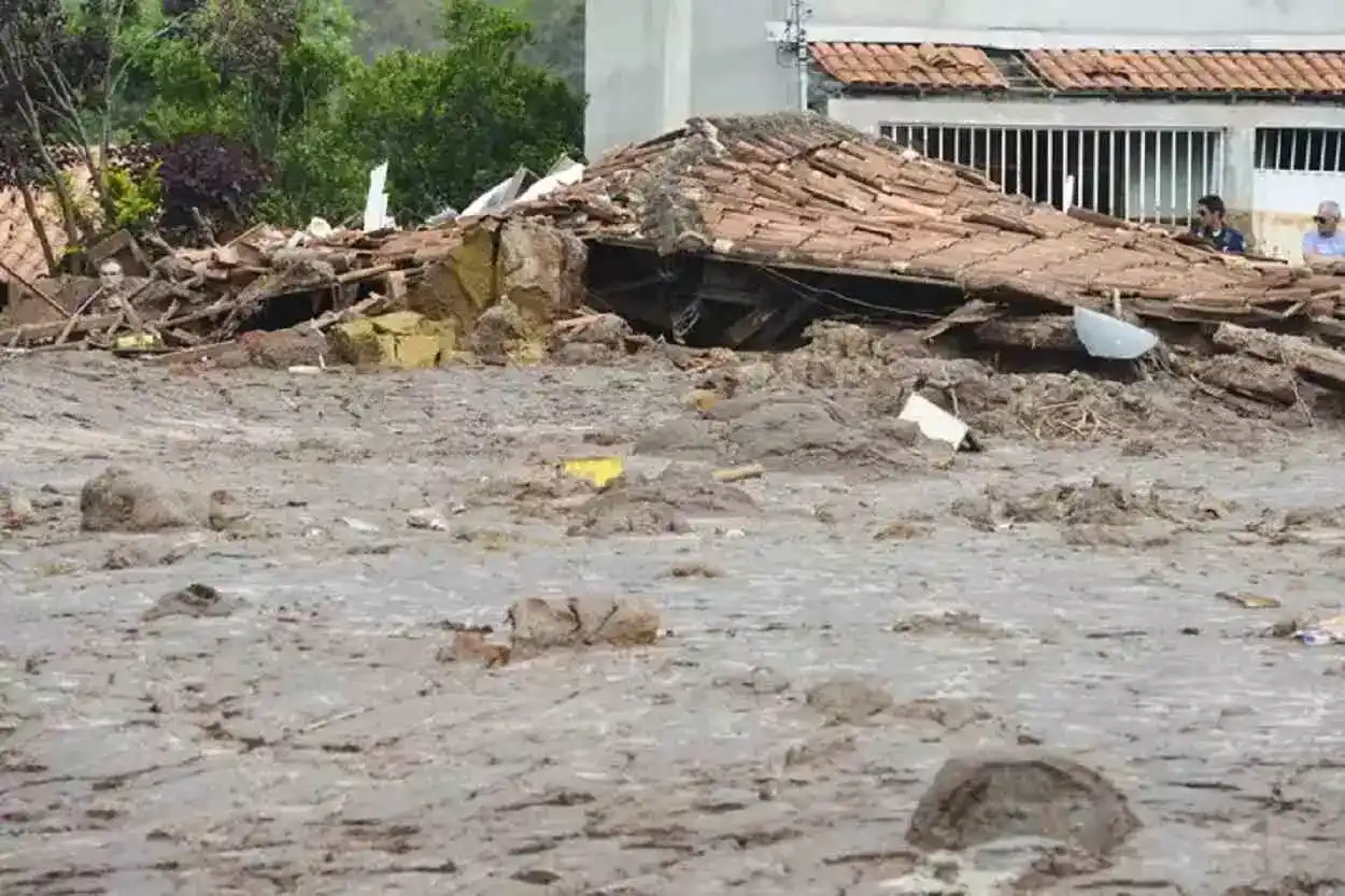 Mariana (MG) - Distrito de Bento Rodrigues, atingido pelo rompimento de duas barragens de rejeitos da mineradora Samarco