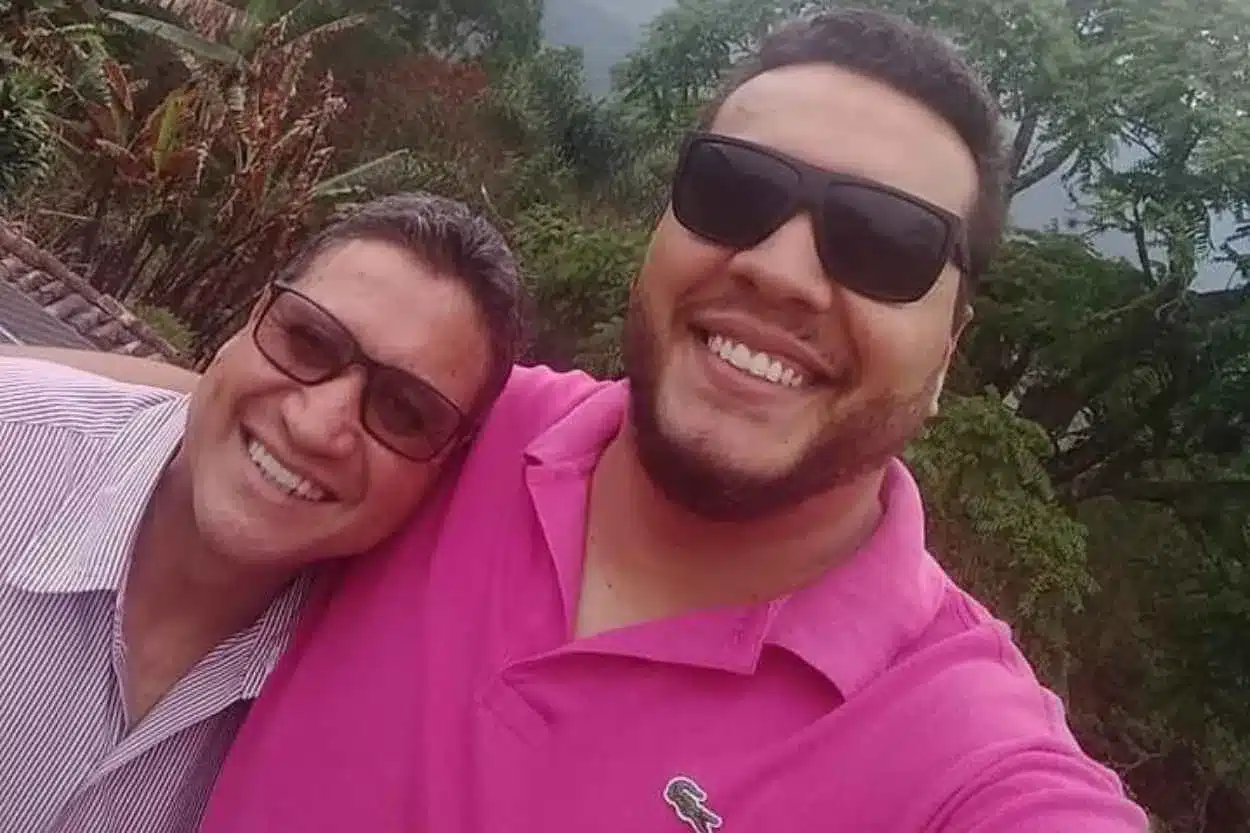 Majelinha, falecido em 2021, e Ítalo.