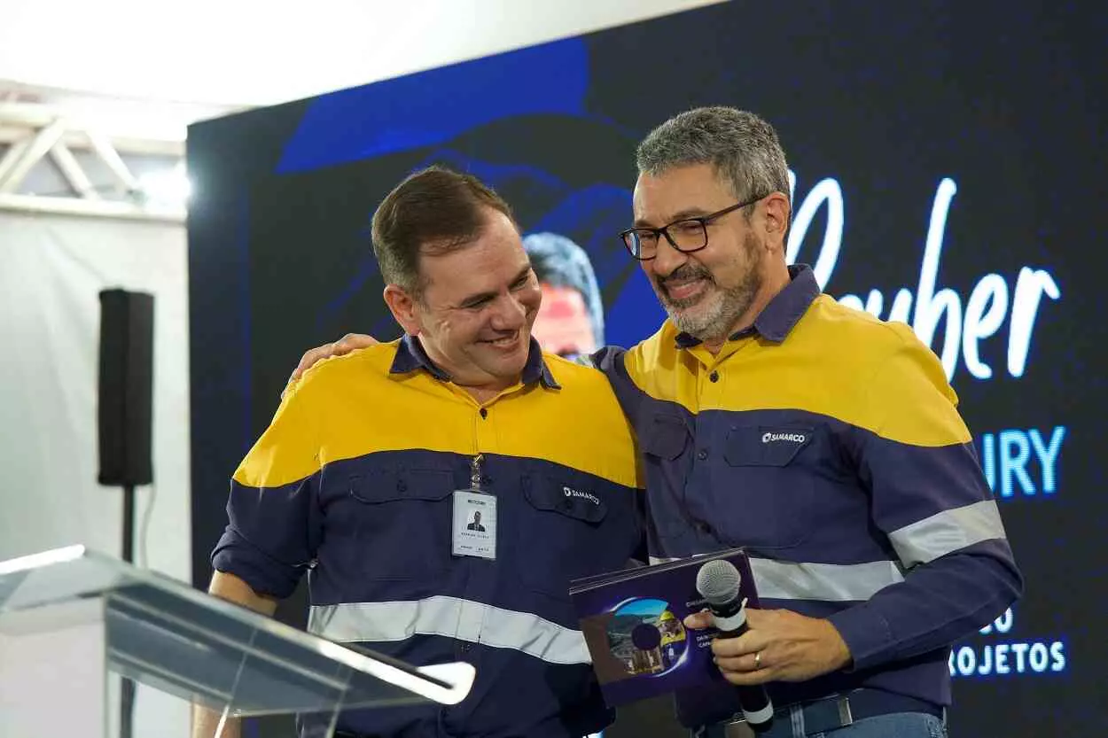 Em seus pronunciamentos, Rodrigo Vilela (Presidente da Samarco) e Reuber Koury (Diretor Técnico de Projetos) destacaram números do esforço feito pela empresa para chegar aos 60% de operacionalidade da capacidade produtiva