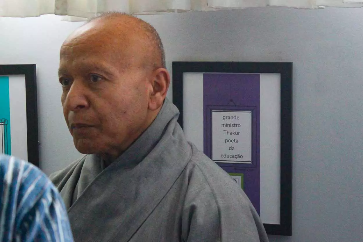 Foto para a matéria da visita de Thakur Powdyel.