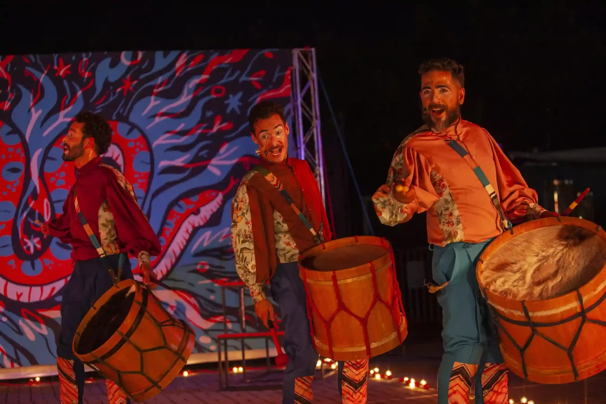 Foto para a matéria "Espetáculo Mbaé’Tatá chega a Região dos Inconfidentes".