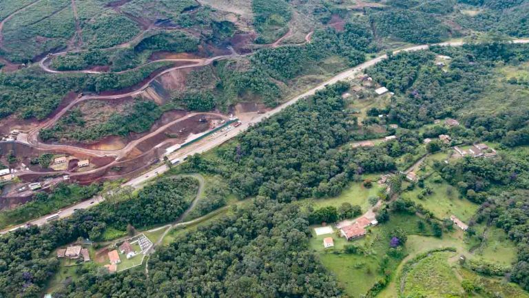 Vista aérea da localidade de Botafogo