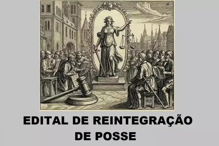 Edital de Reintegração de Posse