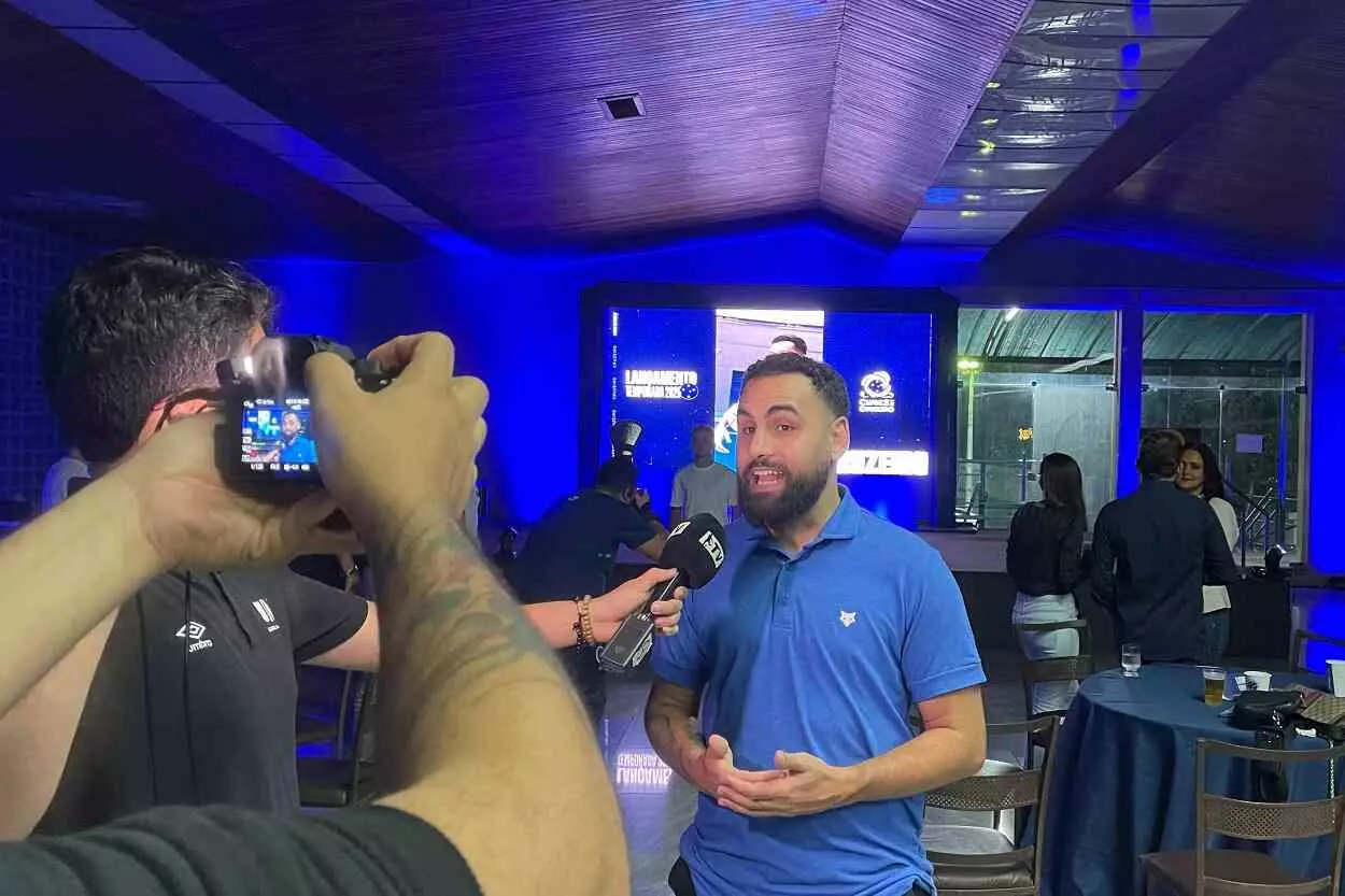 Lucas Motta, CEO do Cruzeiro Futsal, ainda não definiu a casa da equipe em 2025