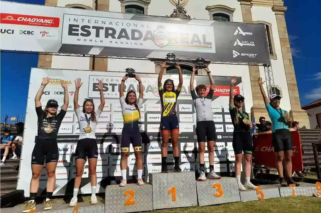 Melhor desempenho da marianense Liege Walter foi o 5º lugar na maratona, percurso completo, prova mais tradicional do mountain bike