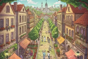 Idealização da cidade fictícia de Barerema