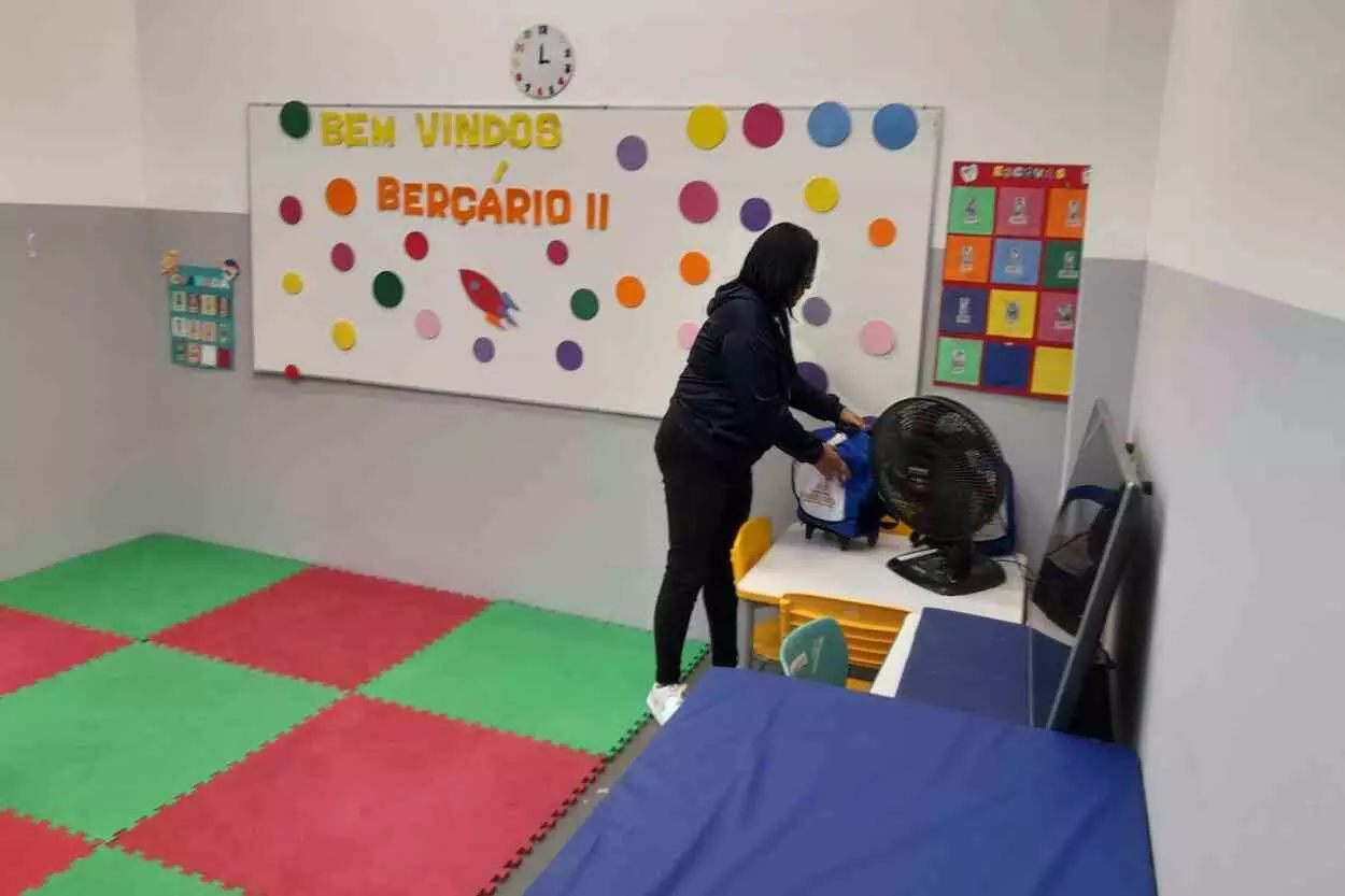Creche Casinha de Nazaré conta com espaços amplos, arejados e bem iluminados - Foto: Luiz Loureiro/Agência Primaz