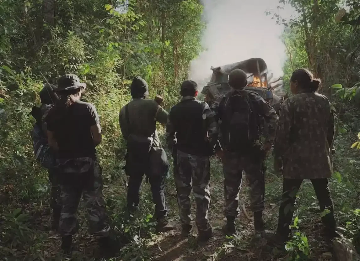 Cena do longa "Relatos de um Correspondente da Guerra na Amazônia" que vai ser exibido na mostra de maio.